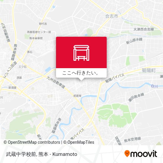 武蔵中学校前地図