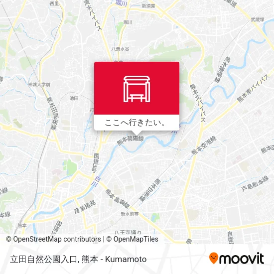 立田自然公園入口地図