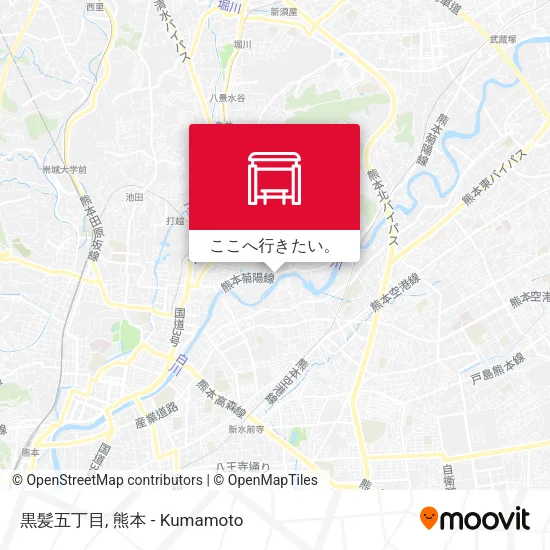 黒髪五丁目地図