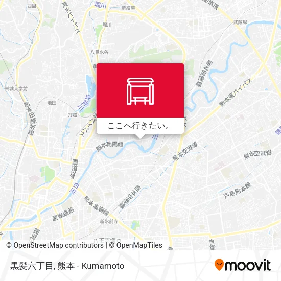 黒髪六丁目地図