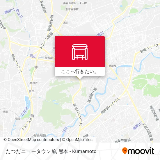 たつだニュータウン前地図