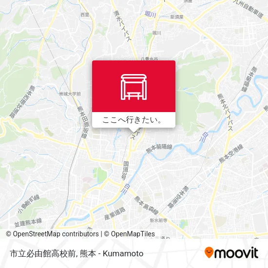 市立必由館高校前地図