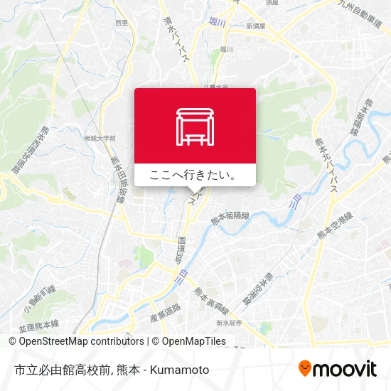 市立必由館高校前地図