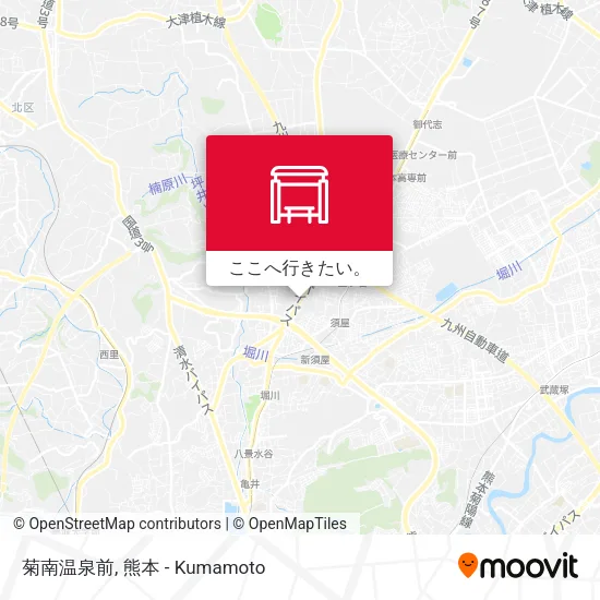 菊南温泉前地図