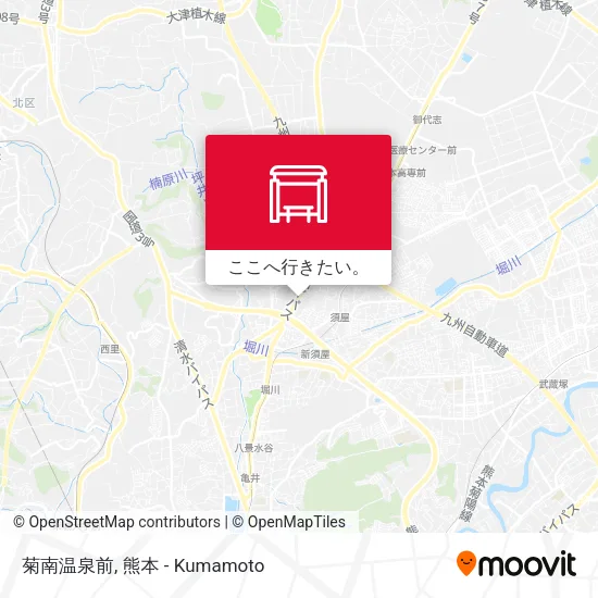 菊南温泉前地図
