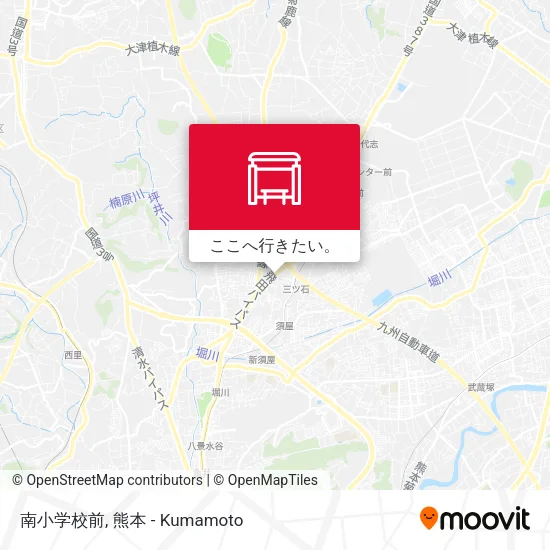 南小学校前地図