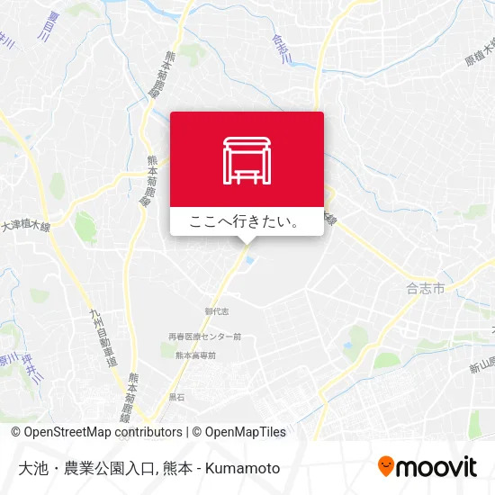 大池・農業公園入口地図