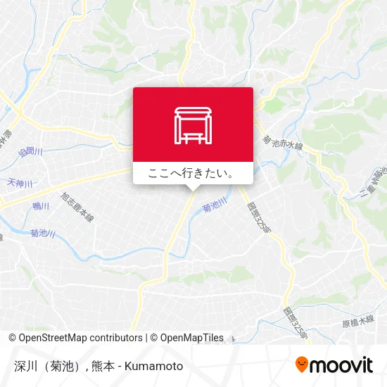 深川（菊池）地図