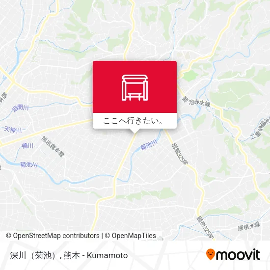 深川（菊池）地図