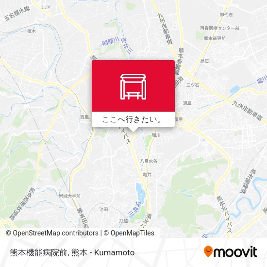 熊本機能病院前地図
