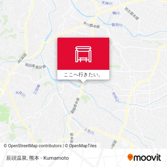 辰頭温泉地図