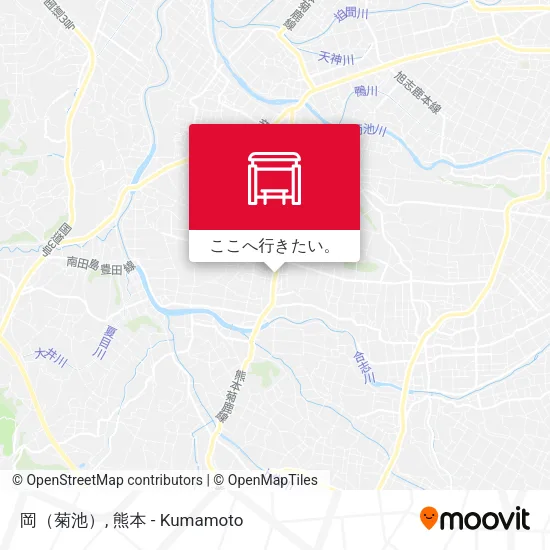岡（菊池）地図