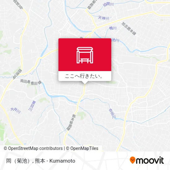岡（菊池）地図