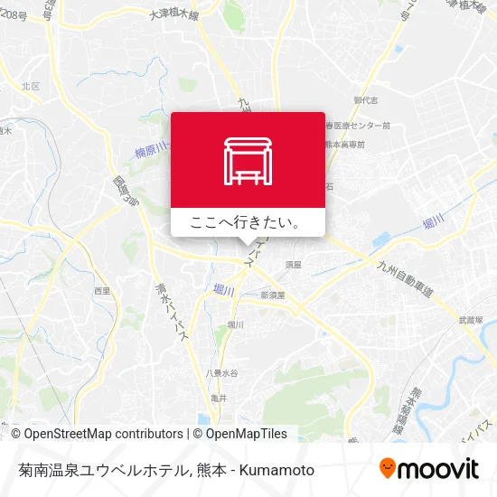 菊南温泉ユウベルホテル地図
