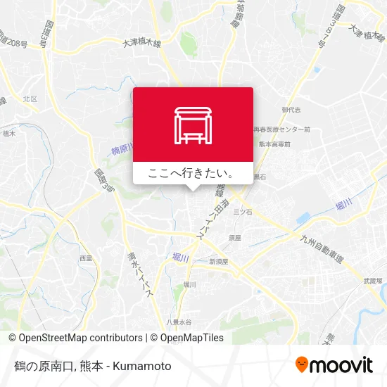 鶴の原南口地図