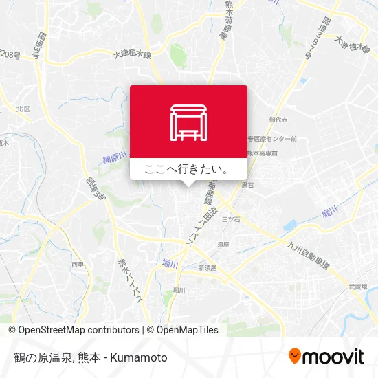 鶴の原温泉地図