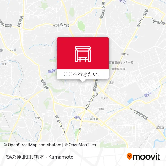 鶴の原北口地図