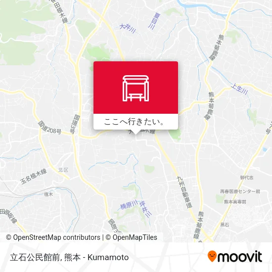 立石公民館前地図
