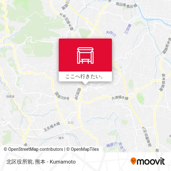 北区役所前地図