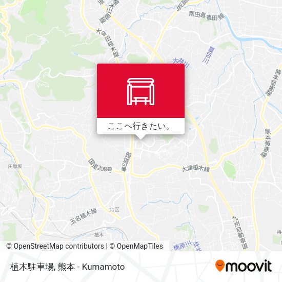 植木駐車場地図