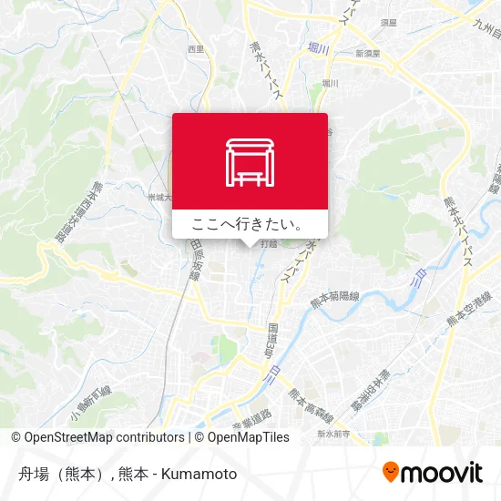 舟場（熊本）地図