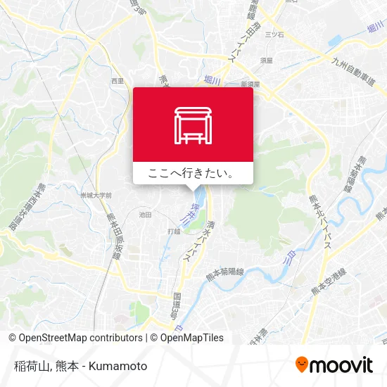 稲荷山地図