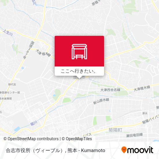 合志市役所（ヴィーブル）地図