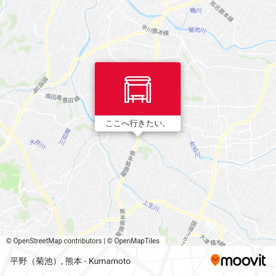 平野（菊池）地図