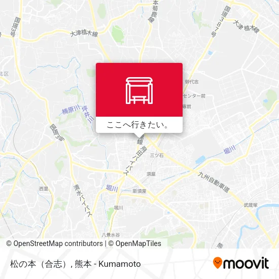 松の本（合志）地図