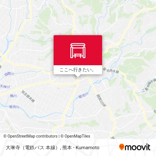 大琳寺（電鉄バス 本線）地図