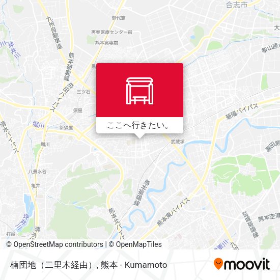 楠団地（二里木経由）地図