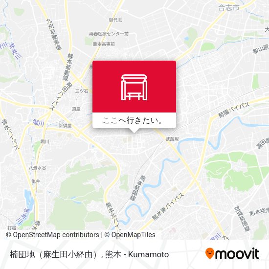 楠団地（麻生田小経由）地図