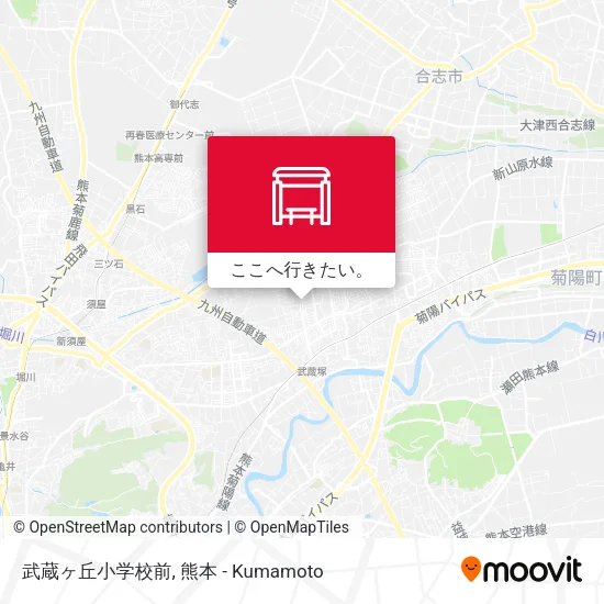 武蔵ヶ丘小学校前地図