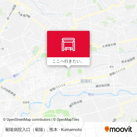 菊陽病院入口（菊陽）地図