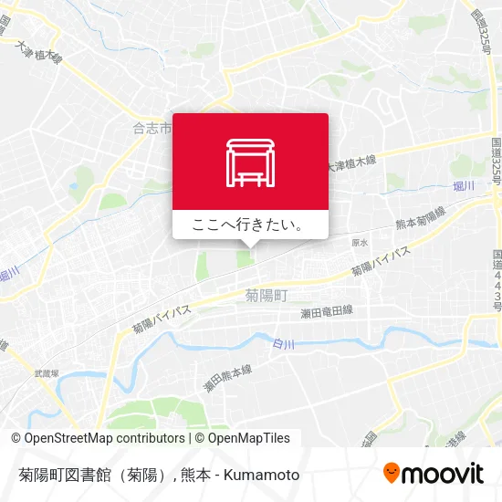 菊陽町図書館（菊陽）地図