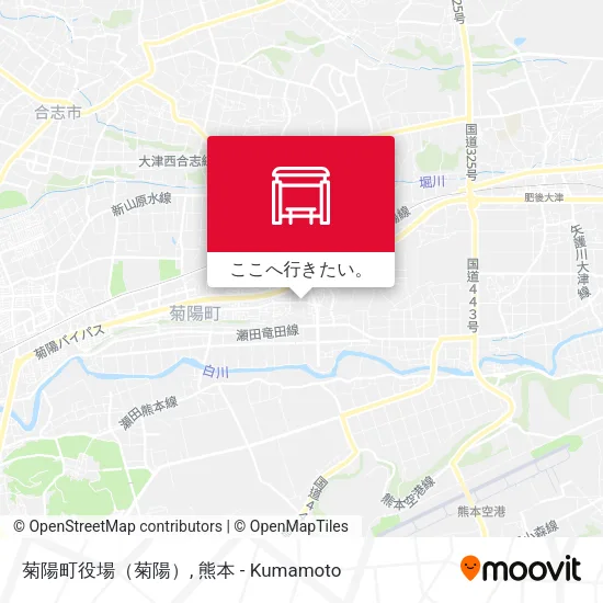 菊陽町役場（菊陽）地図