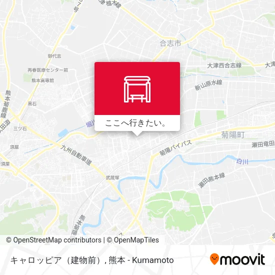 キャロッピア（建物前）地図