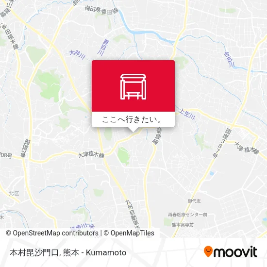 本村毘沙門口地図