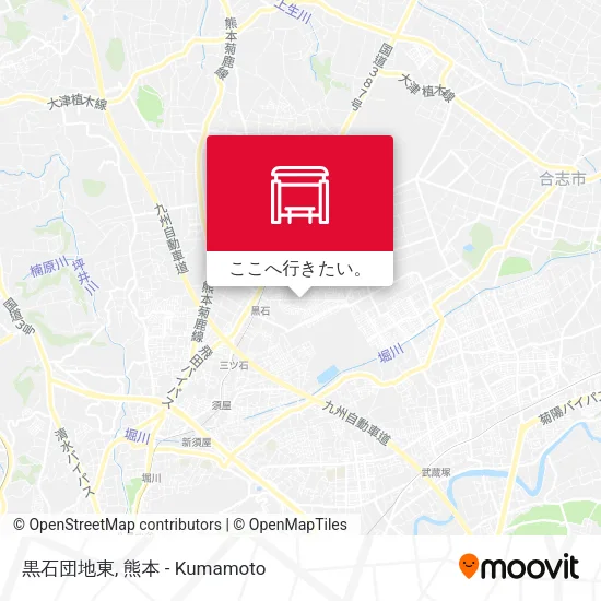 黒石団地東地図
