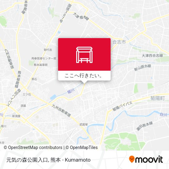 元気の森公園入口地図