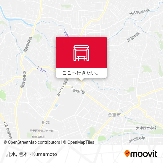 鹿水地図