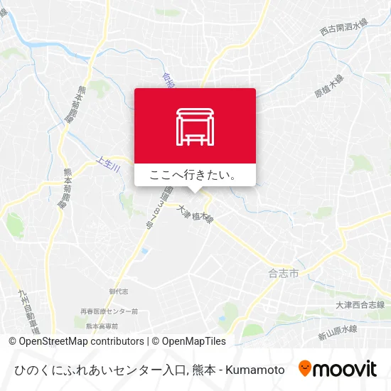 ひのくにふれあいセンター入口地図