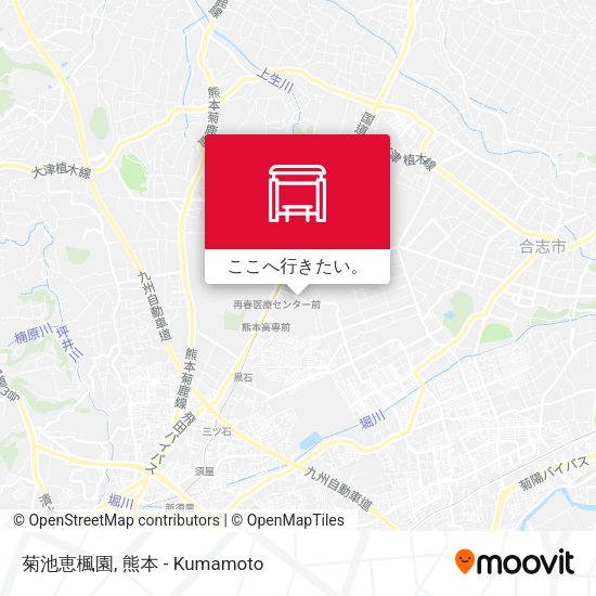 菊池恵楓園地図