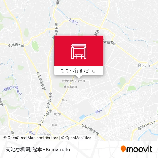 菊池恵楓園地図