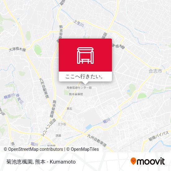 菊池恵楓園地図
