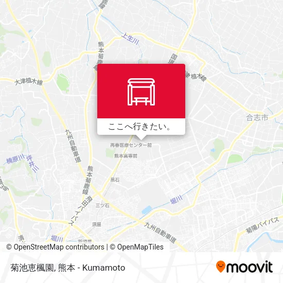 菊池恵楓園地図