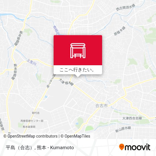 平島（合志）地図
