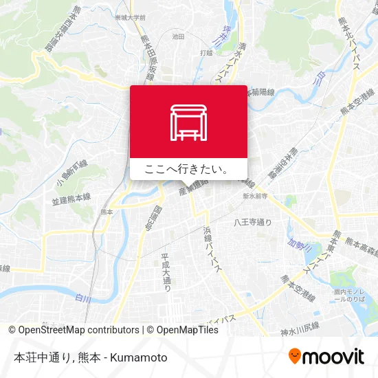 本荘中通り地図