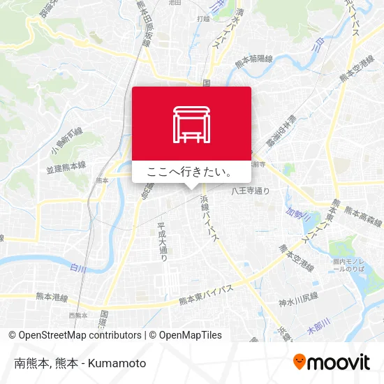南熊本地図