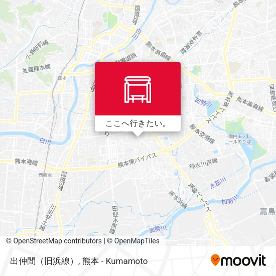出仲間（旧浜線）地図